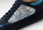 Werner Kern Tanzschuhe Carol Sneaker, blau brokat weiss