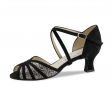 Werner Kern Tanzschuhe Elli 5,5  Brokat-multicolor, schwarz 